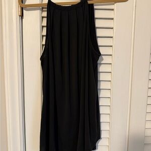 Black Sleeveless high neck top
